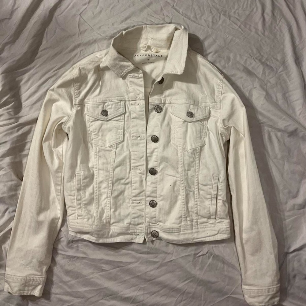 White Jean Jacket